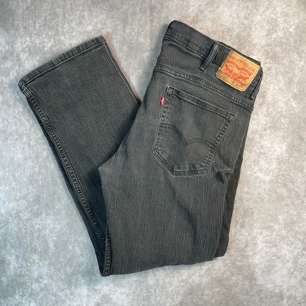 Levis 559‎ Relaxed Straight Jeans Mens 30x32 Faded Black Charcoal Denim Pants